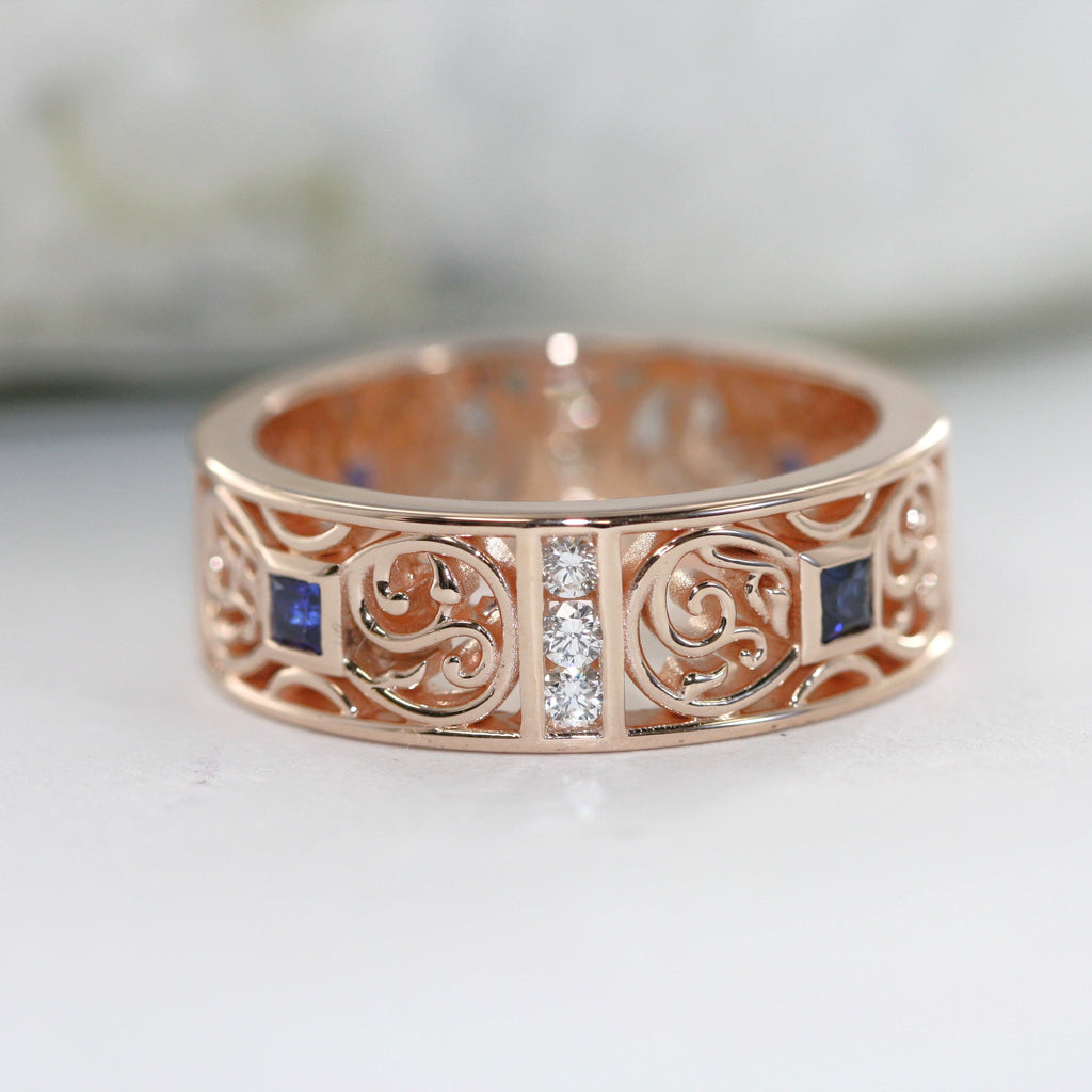 unique celtic knot wedding ring