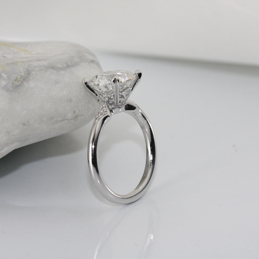 Lab Created Diamond Engagement Ring 