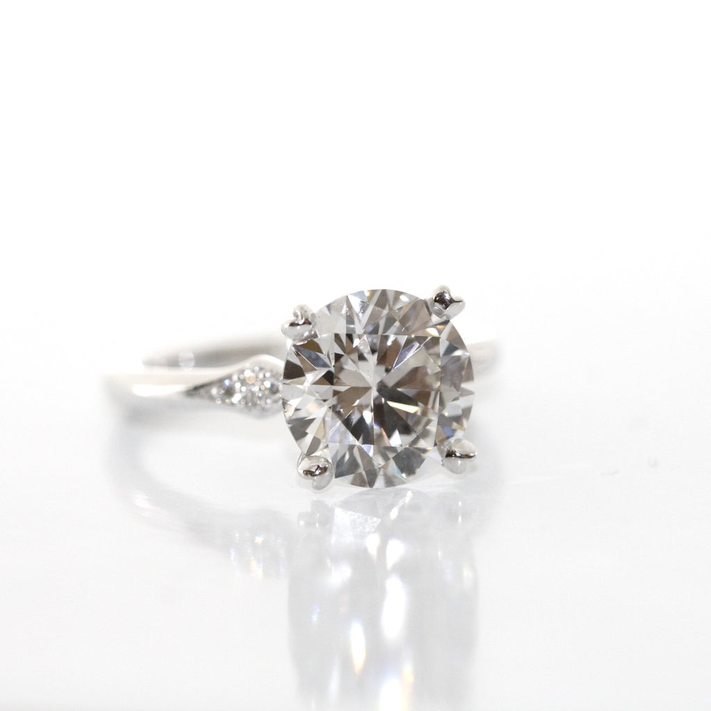 Lab Created Diamond Engagement Ring 