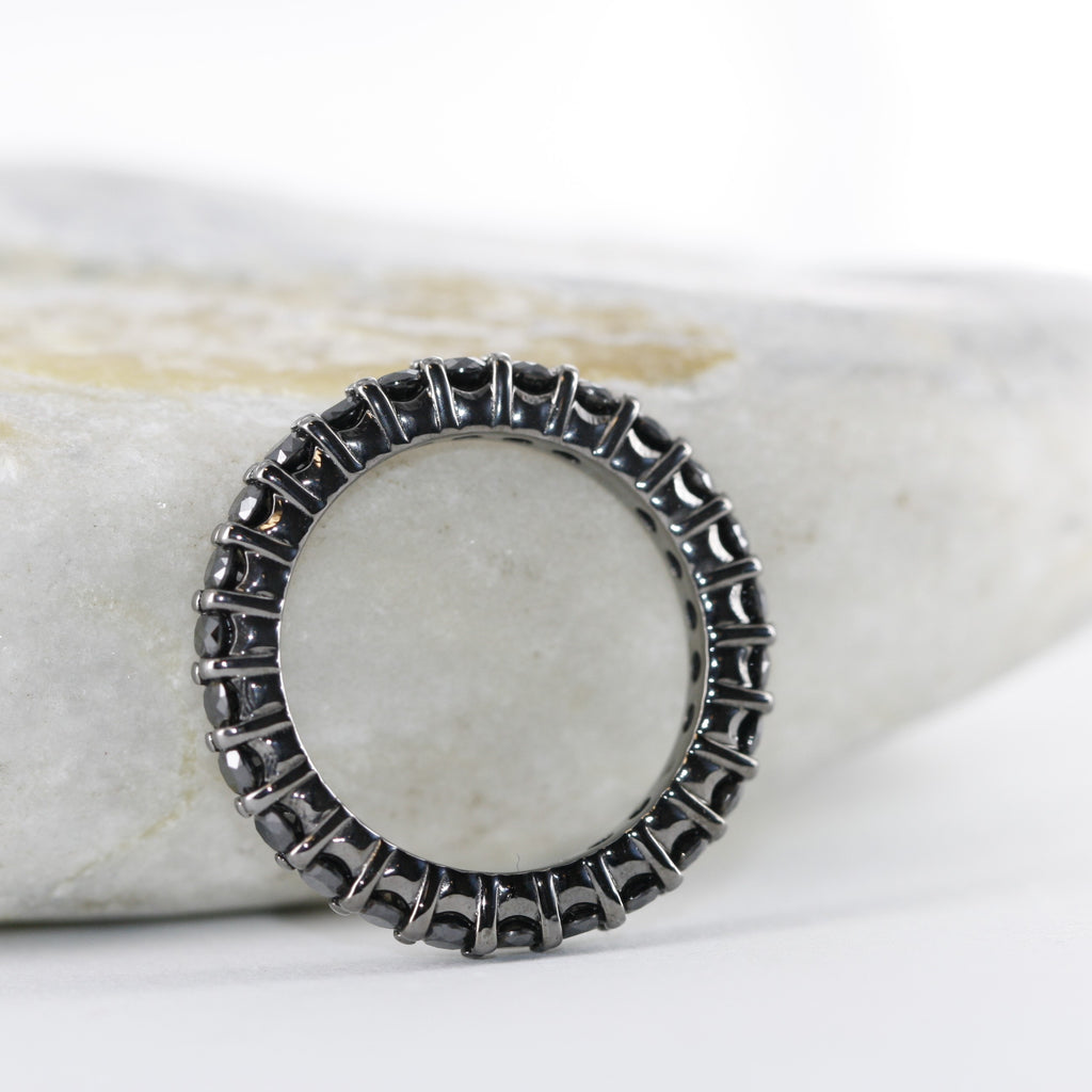 black eternity ring