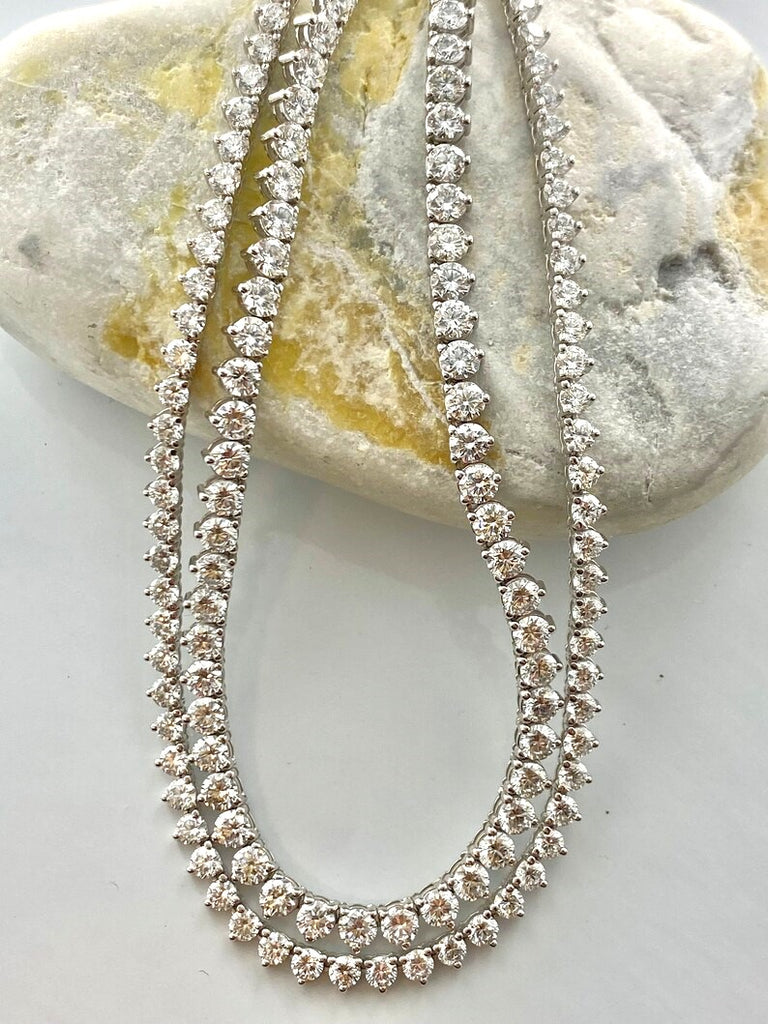 lab diamond necklace