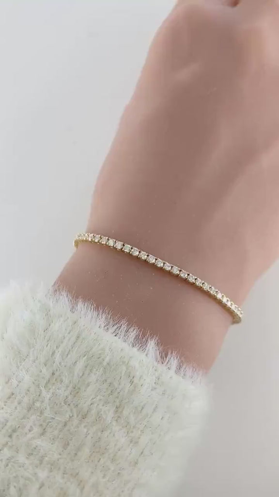 lab diamond bracelet