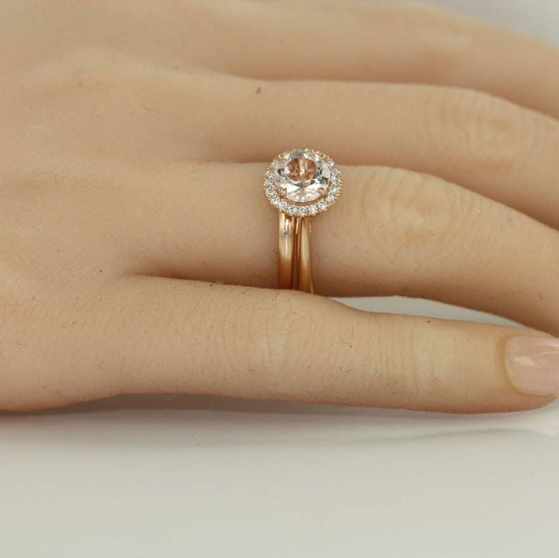 balance conflict free diamond  bridal ring