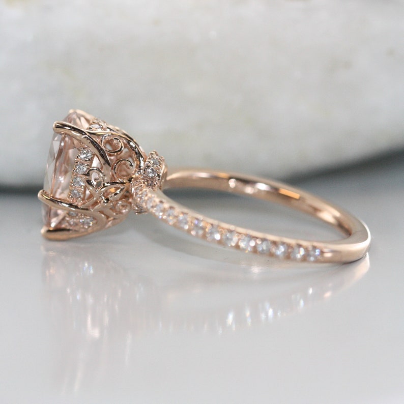 tear drop engagement ring diamond ring perfect ring custom made ring