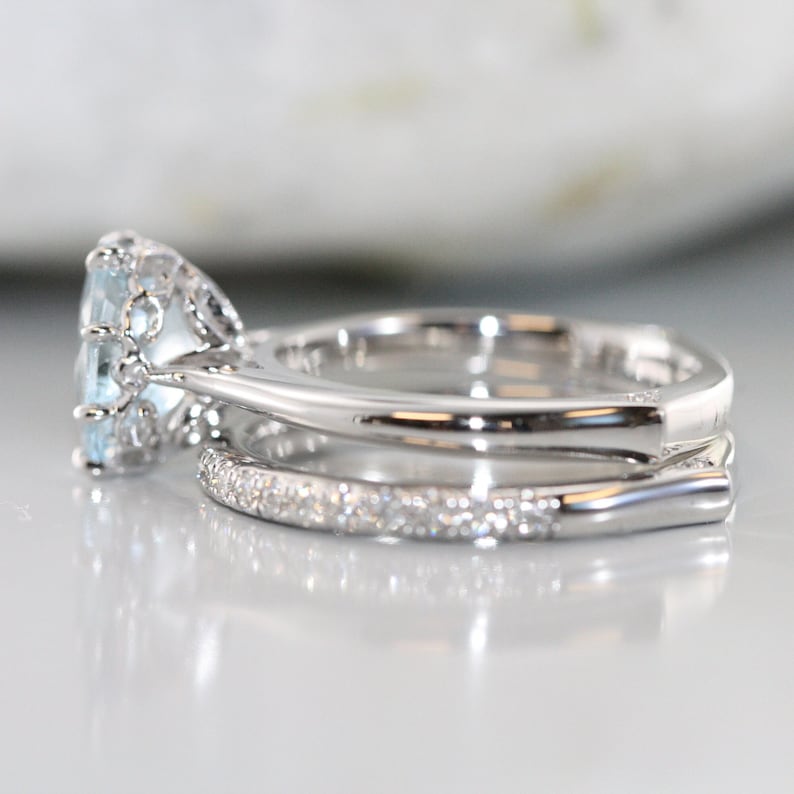 euro style shank bridal rings