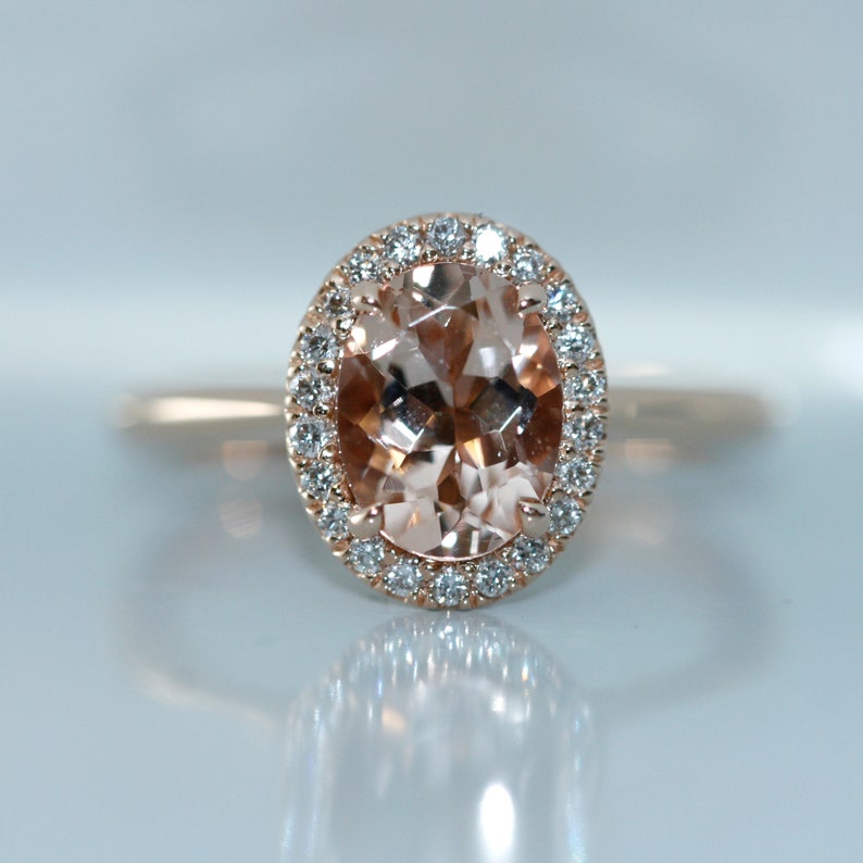 pave set  halo diamond engagement ring in solid gold
