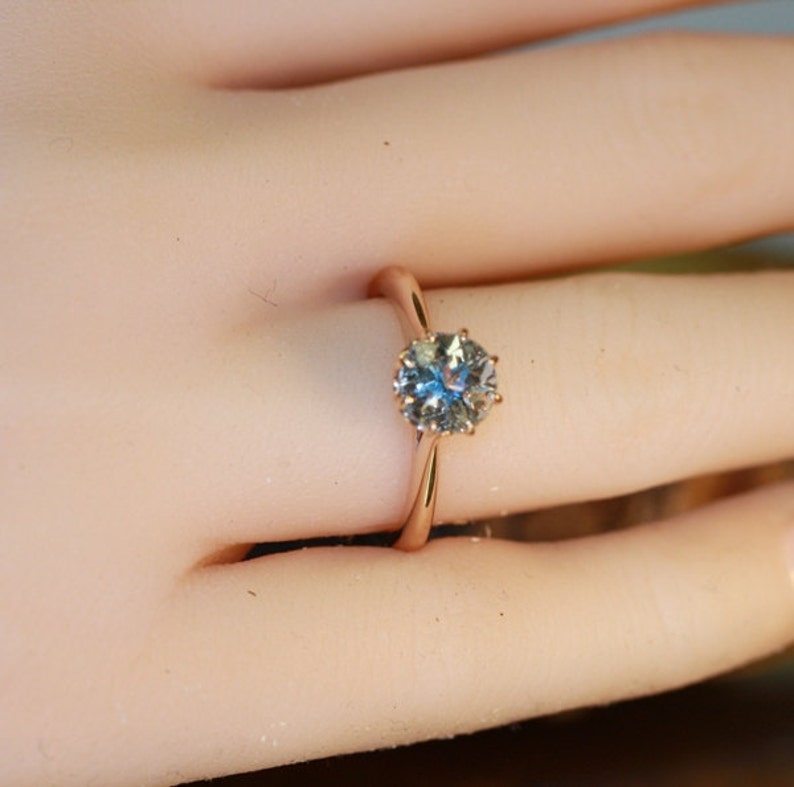 unique aquamarine engagement ring